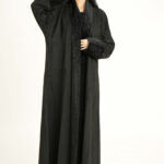 عباية شامواه بأطراف فروه شتوية