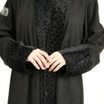 ⁦عباية شامواه بأطراف فروه شتوية⁩ - الصورة ⁦2⁩