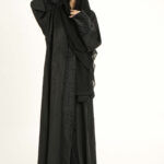 ⁦عباية شامواه بأطراف فروه شتوية⁩ - الصورة ⁦5⁩