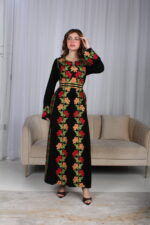 ⁦جلابية اردني مميزه بتطريز سدو ملونه⁩ - الصورة ⁦12⁩