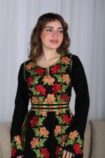 ⁦جلابية اردني مميزه بتطريز سدو ملونه⁩ - الصورة ⁦6⁩