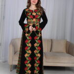 جلابية اردني مميزه بتطريز سدو ملونه