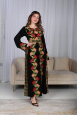 ⁦جلابية اردني مميزه بتطريز سدو ملونه⁩ - الصورة ⁦9⁩