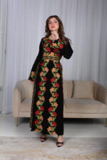 ⁦جلابية اردني مميزه بتطريز سدو ملونه⁩ - الصورة ⁦11⁩