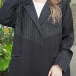 عباية بليزر رسمية مصنوعة من قماش كتان