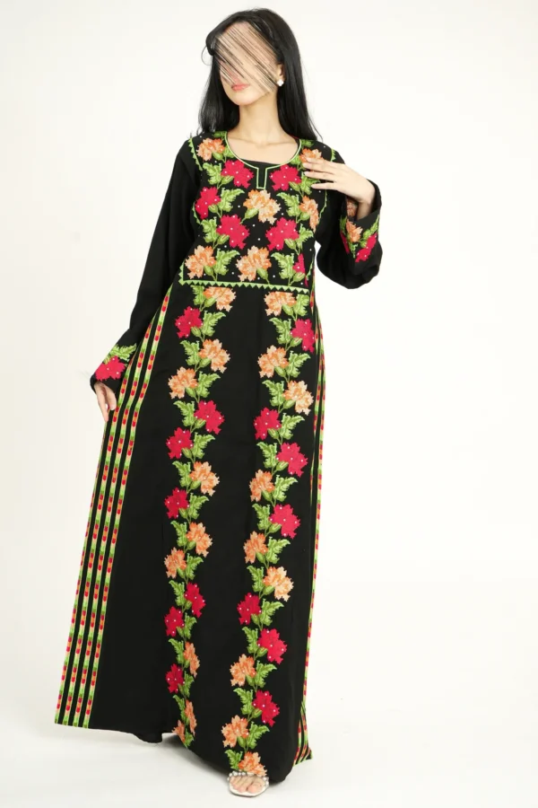 ⁦جلابية اردني مميزه بتطريز سدو ملونه⁩ - الصورة ⁦21⁩