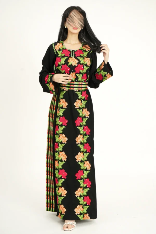 ⁦جلابية اردني مميزه بتطريز سدو ملونه⁩ - الصورة ⁦16⁩