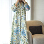 ⁦جلابية اخضر بلياقه مشجره بورق شجره (6)⁩ - الصورة ⁦7⁩