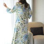 ⁦جلابية اخضر بلياقه مشجره بورق شجره (6)⁩ - الصورة ⁦3⁩