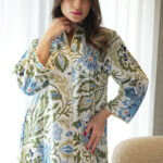 ⁦جلابية اخضر بلياقه مشجره بورق شجره (6)⁩ - الصورة ⁦2⁩