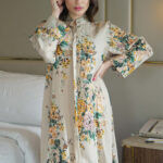 ⁦جلابيه بيج بلياقه مشجره كامل (7)⁩ - الصورة ⁦8⁩