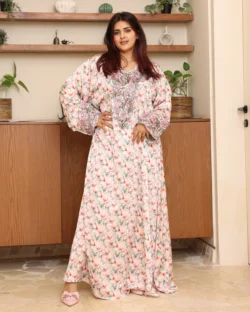 مخاوير احمر تطريز اماراتيه محدد من الحلق بفصوص (6)