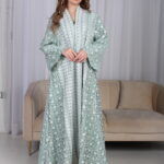 ⁦جلابية خليجية تيفاني تصميم ملكي⁩ - الصورة ⁦9⁩