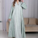 ⁦جلابية خليجية تيفاني تصميم ملكي⁩ - الصورة ⁦8⁩