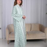 ⁦جلابية خليجية تيفاني تصميم ملكي⁩ - الصورة ⁦7⁩