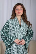 ⁦جلابية خليجية اخضر تصميم ملكي⁩ - الصورة ⁦14⁩