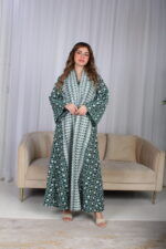 ⁦جلابية خليجية اخضر تصميم ملكي⁩ - الصورة ⁦17⁩