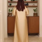 ⁦جلابية ذهبي وترتر ذهبي خليجيه بياقة و شك⁩ - الصورة ⁦6⁩