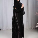 ⁦عباية دقات تطريز ملونه راقي⁩ - الصورة ⁦15⁩