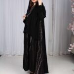 ⁦عباية دقات تطريز ملونه راقي⁩ - الصورة ⁦16⁩