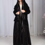⁦عباية دقات تطريز ملونه راقي⁩ - الصورة ⁦7⁩