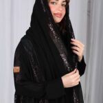 ⁦عباية دقات تطريز ملونه راقي⁩ - الصورة ⁦10⁩