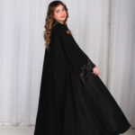 ⁦عباية بتطريز نحاسي في اكمام ورق شجرة⁩ - الصورة ⁦13⁩