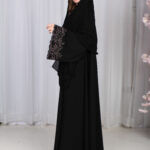 ⁦عباية بتطريز نحاسي في اكمام ورق شجرة⁩ - الصورة ⁦14⁩