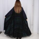 ⁦عباية كسرات شيفون كحلي جاكار كتف⁩ - الصورة ⁦11⁩