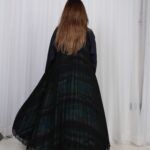 ⁦عباية كسرات شيفون كحلي جاكار كتف⁩ - الصورة ⁦12⁩