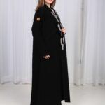 ⁦عباية فلري بشك وخرز الأبيض⁩ - الصورة ⁦7⁩