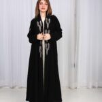 ⁦عباية فلري بشك وخرز الأبيض⁩ - الصورة ⁦8⁩