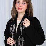 ⁦عباية فلري بشك وخرز الأبيض⁩ - الصورة ⁦10⁩