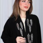 ⁦عباية فلري بشك وخرز الأبيض⁩ - الصورة ⁦11⁩