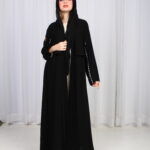 ⁦عباية بشك رمادي خلفي محدد من الاكتاف بشكل مخفي⁩ - الصورة ⁦11⁩