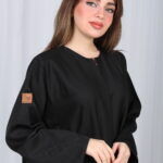 ⁦عباية ريش اسود و قيطان من اجناب⁩ - الصورة ⁦11⁩