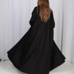 ⁦عباية ريش اسود و قيطان من اجناب⁩ - الصورة ⁦12⁩