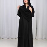 ⁦عباية ريش اسود و قيطان من اجناب⁩ - الصورة ⁦10⁩