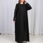 ⁦عباية ريش اسود و قيطان من اجناب⁩ - الصورة ⁦9⁩