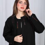 ⁦عباية كتف سلطانه محددة بدقات ملونه مميزة⁩ - الصورة ⁦5⁩