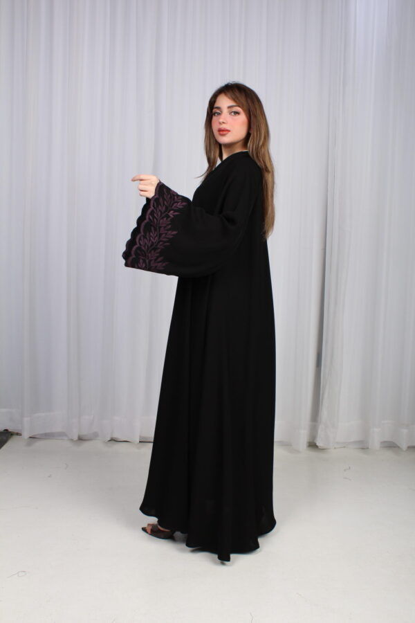 ⁦عباية ذكرى بشك موف على اكمام⁩ - الصورة ⁦3⁩