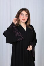 ⁦عباية ذكرى بشك موف على اكمام⁩ - الصورة ⁦2⁩