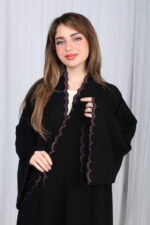 ⁦عباية لوسيندا شك موف على اطراف عباية⁩ - الصورة ⁦5⁩