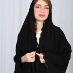 ⁦عباية لوسيندا شك اسود على اطراف عباية⁩ - الصورة ⁦11⁩