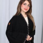 ⁦عباية لوسيندا شك نحاسي على اطراف عباية⁩ - الصورة ⁦4⁩