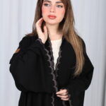 ⁦عباية لوسيندا شك نحاسي على اطراف عباية⁩ - الصورة ⁦9⁩