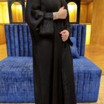 ⁦عباية نواعم بتطريز مميز بشك اسود⁩ - الصورة ⁦9⁩