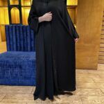 ⁦عباية نواعم بتطريز مميز بشك اسود⁩ - الصورة ⁦6⁩