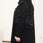 ⁦عباية لوسين باللؤلؤ الأبيض⁩ - الصورة ⁦9⁩