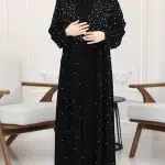 ⁦عباية لوسين باللؤلؤ الأبيض⁩ - الصورة ⁦3⁩